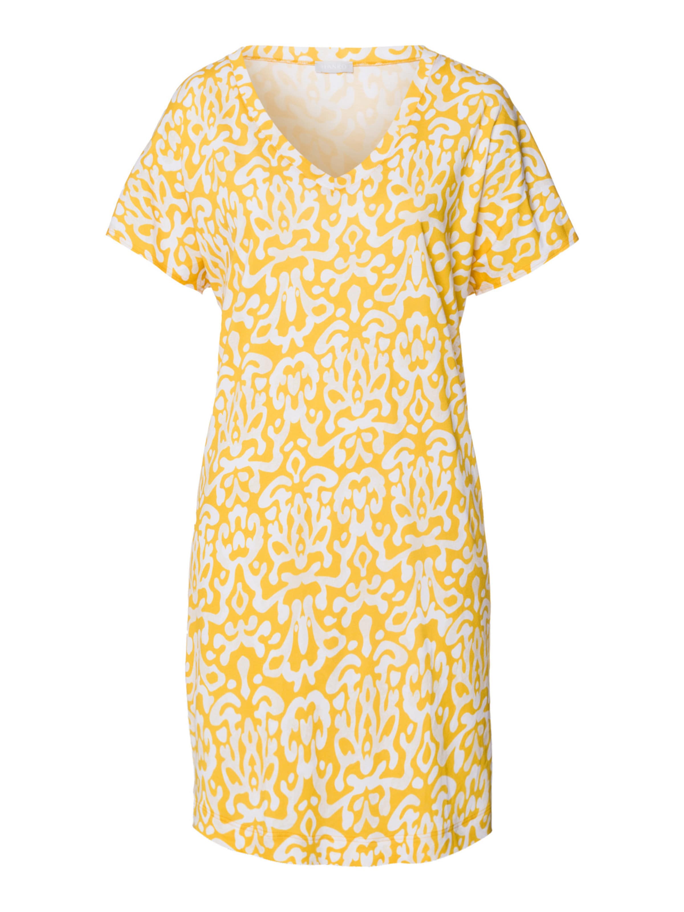 Chemise de nuit ' Sleep & Lounge ' Hanro en jaune : devant