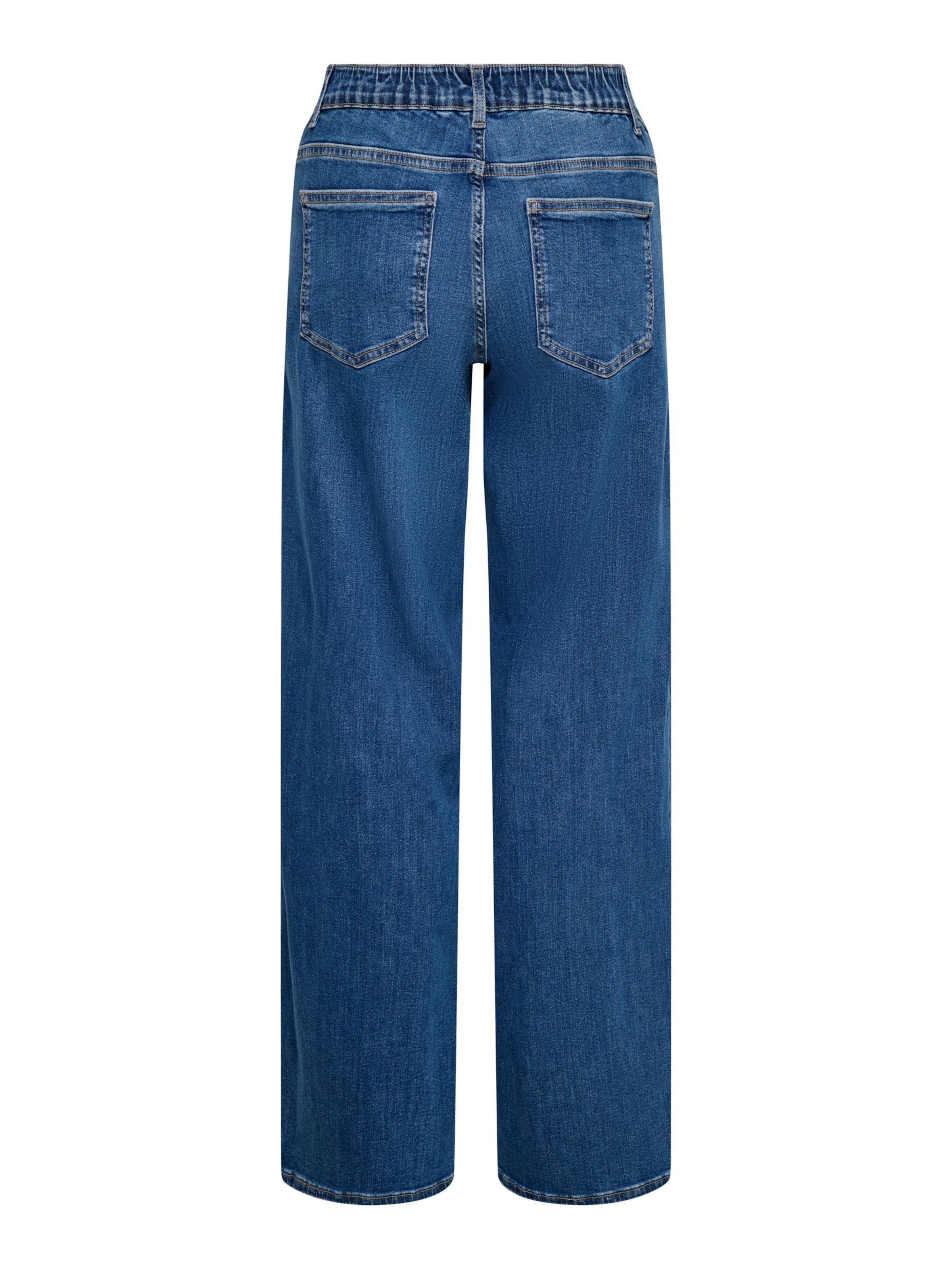 Only Maternity Wide leg Jeans 'MADISON' in Blue