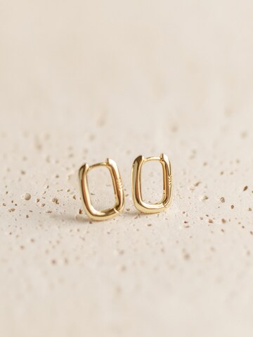 Hey Happiness Ohrringe 'Dome Hoop' in Gold
