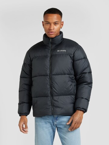 COLUMBIA - Chaqueta de montaña 'Puffect III' en negro: frente