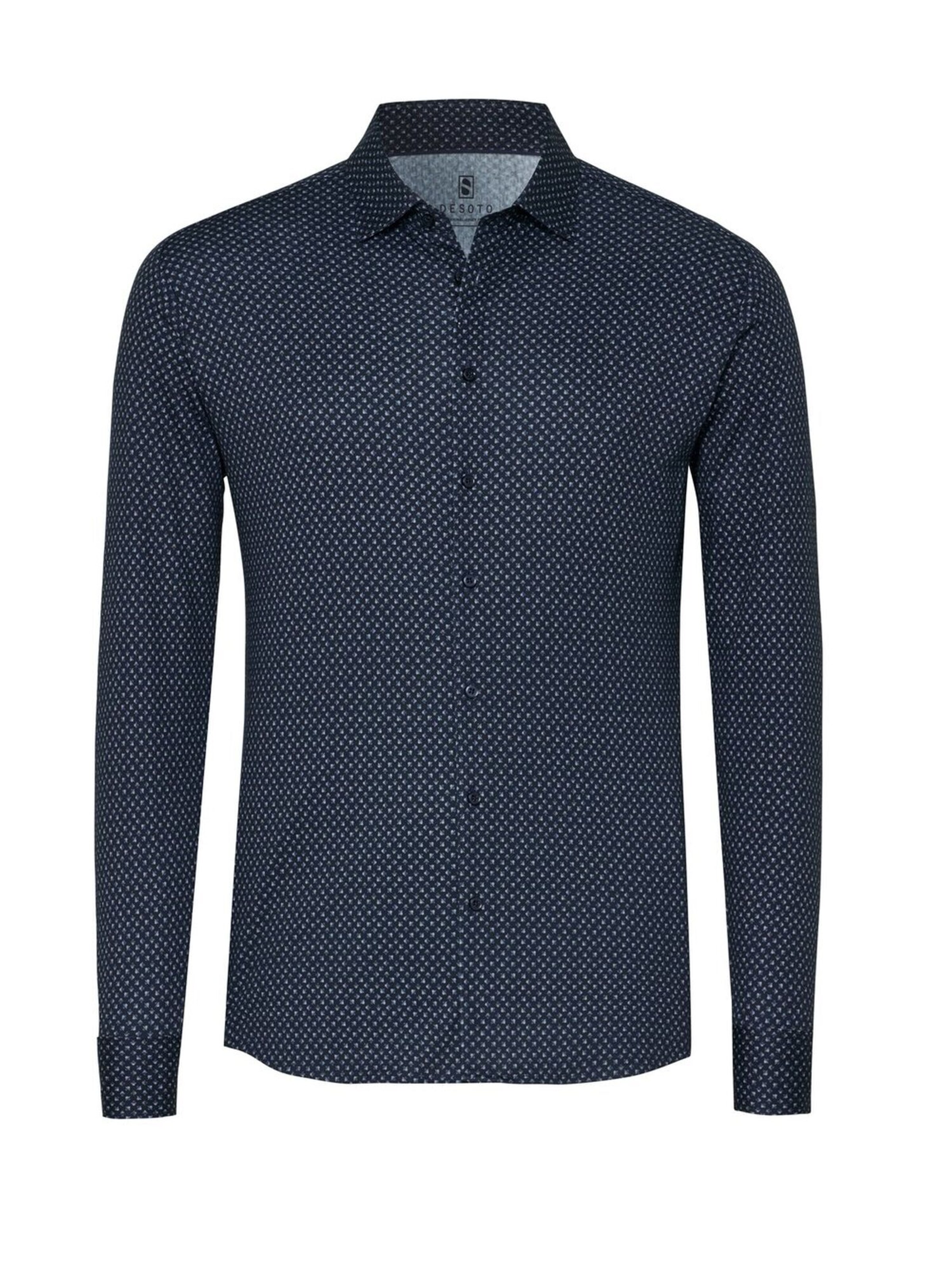 Chemise business DESOTO en bleu : devant