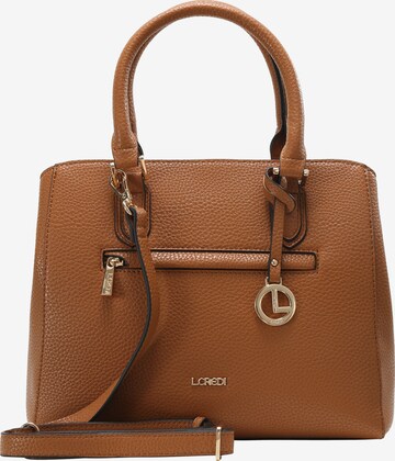 L.CREDI Handbag 'Ella' in Brown: front