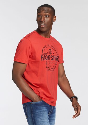 DELMAO Shirt in Rot: Vorderseite