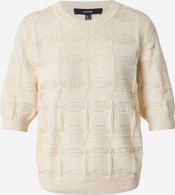VERO MODA Свитер 'VMMARVELOUS' в Бежевый: спереди