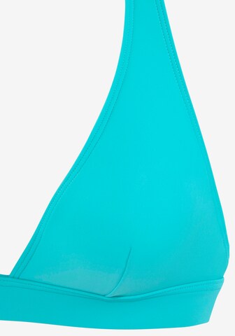 LASCANA ACTIVE - Triangular Top de biquíni desportivo em azul