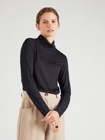 T-shirt COMMA en noir : devant