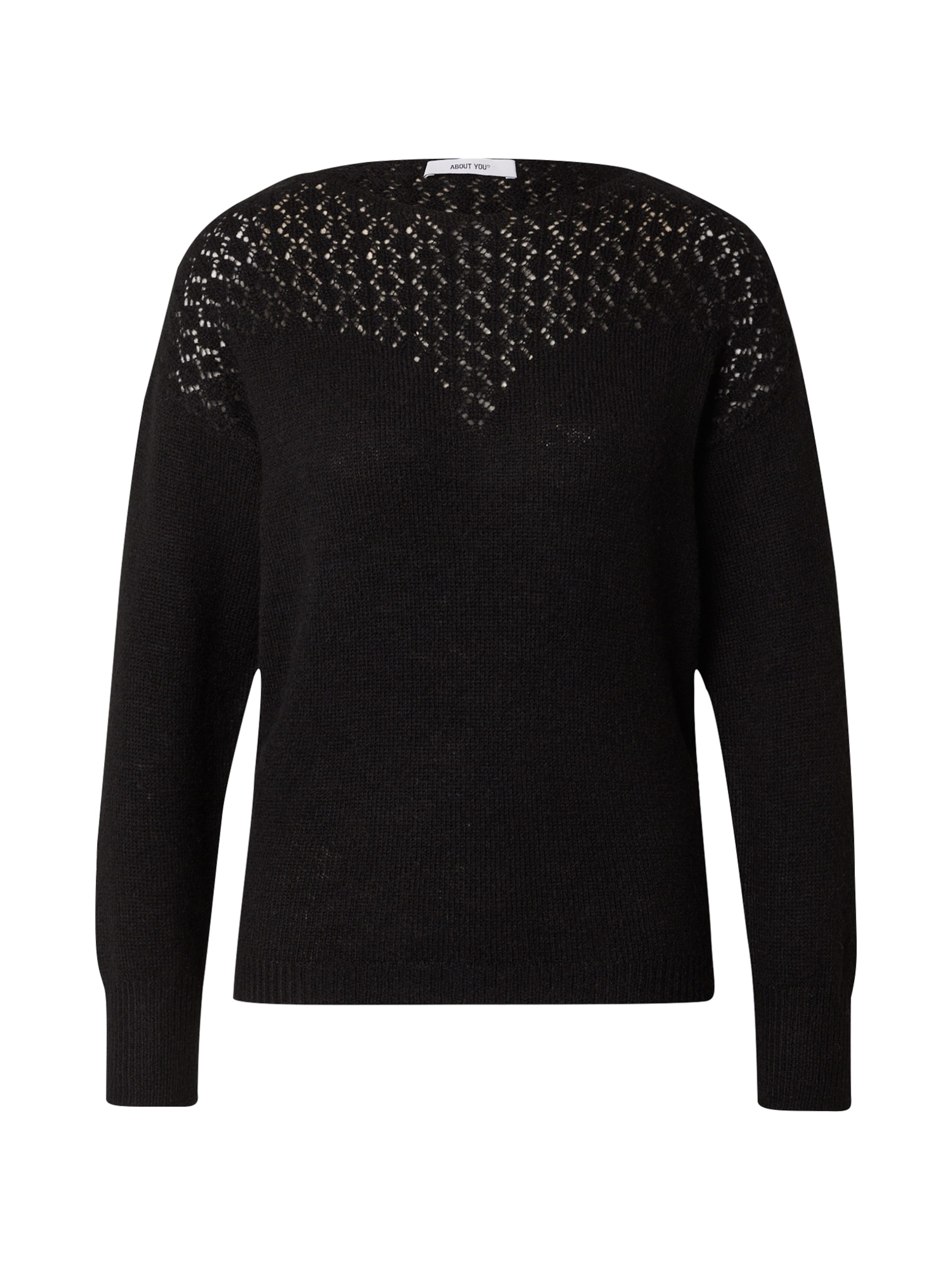 ABOUT YOU - Pullover 'Rita' em preto: frente
