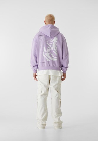 Lost Youth Sweatshirt 'Chaos' in Lila