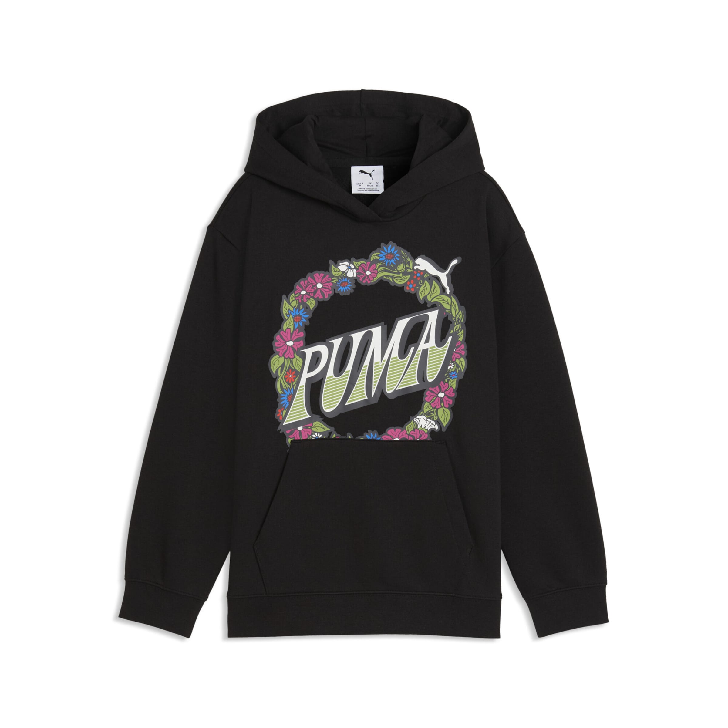 PUMA Sweatshirt in Schwarz: Vorderseite