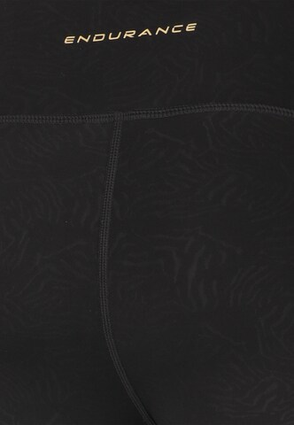ENDURANCE Skinny Sportbroek in Zwart