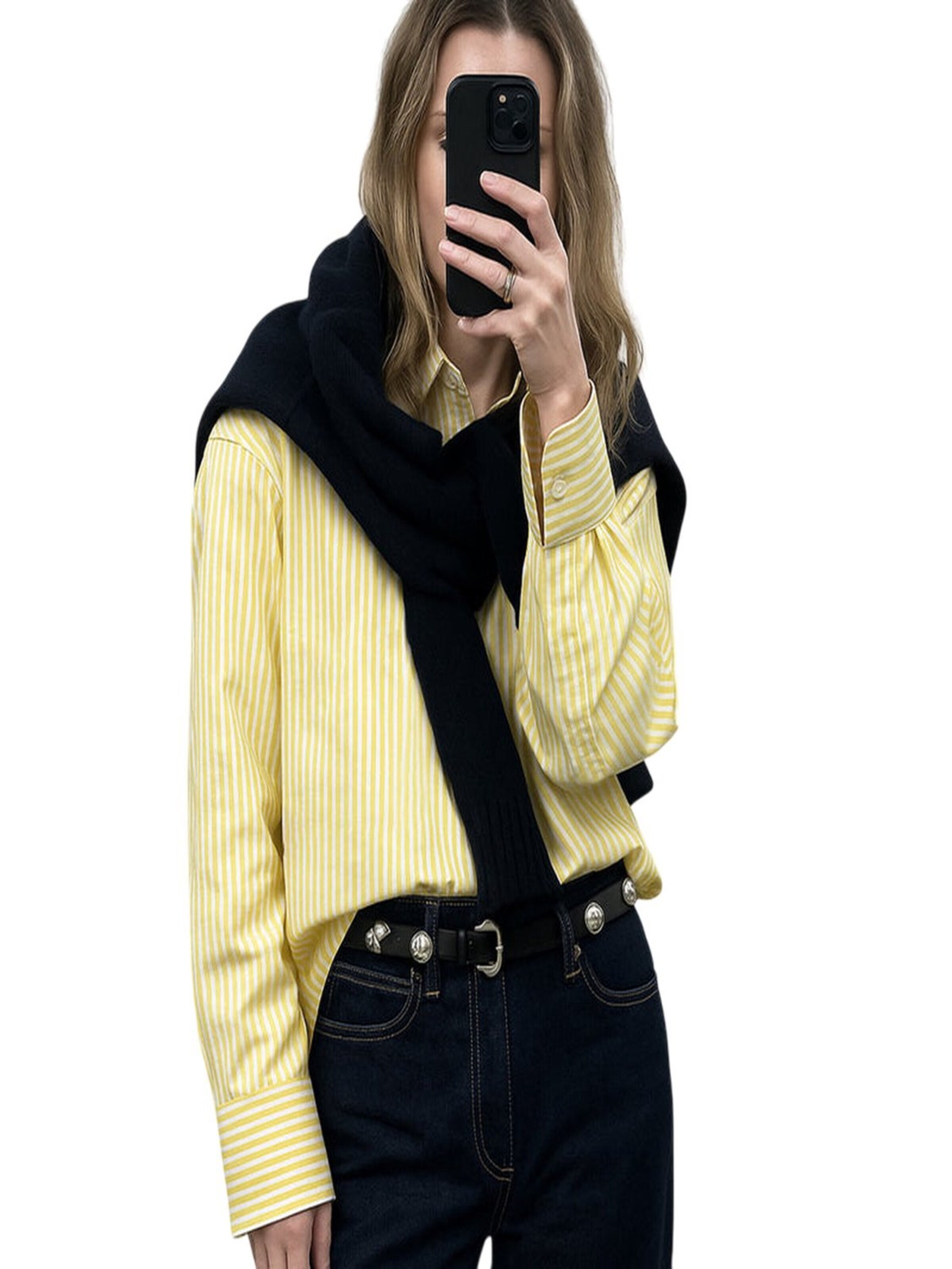 UNIQVIBE Blouse in Yellow
