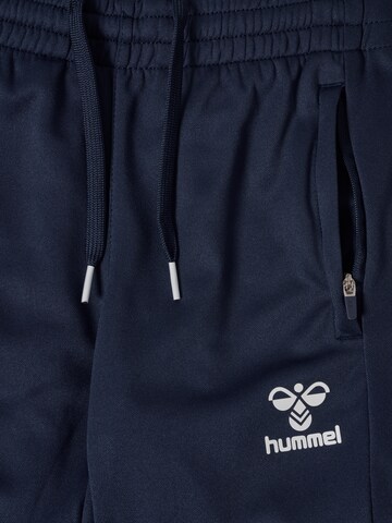Hummel Slim fit Workout Pants in Blue