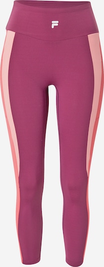 FILA Pantalon de sport 'Rabenau' en rose / rose / violet rouge / blanc, Vue avec produit