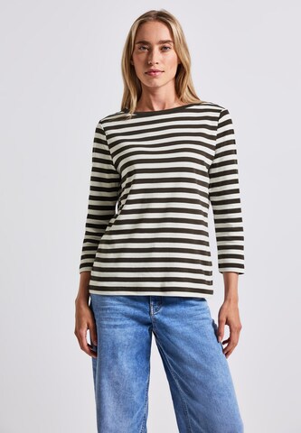STREET ONE Shirt in Brown: front