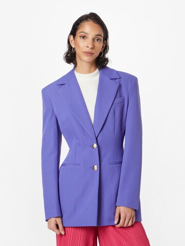 River Island Blazer in Blue: front