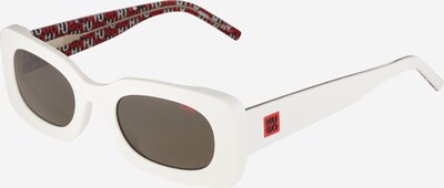 HUGO Солнцезащитные очки '1220/S' в Темно-серый / Красный / Белый, Обзор товара
