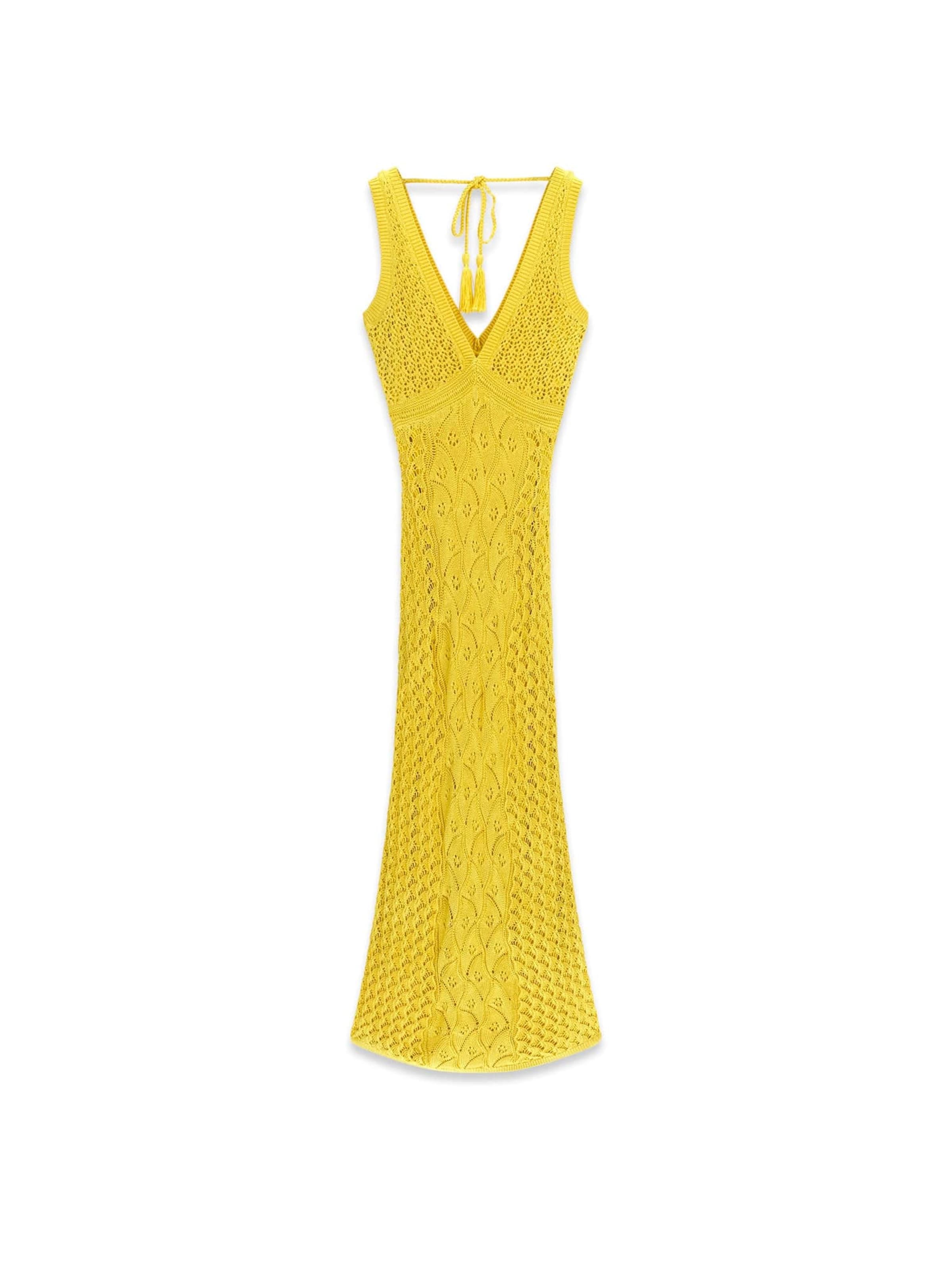 GUESS Kleid in Gelb: Vorderseite