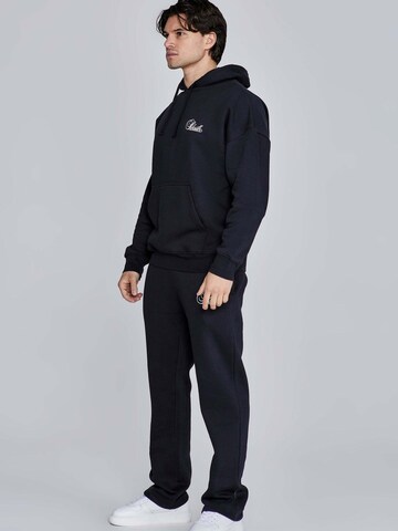 SikSilk Tracksuit 'Hoodie and Joggers Set' in Black