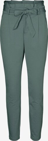 VERO MODA Pleat-front trousers 'LUCCA' in Green: front