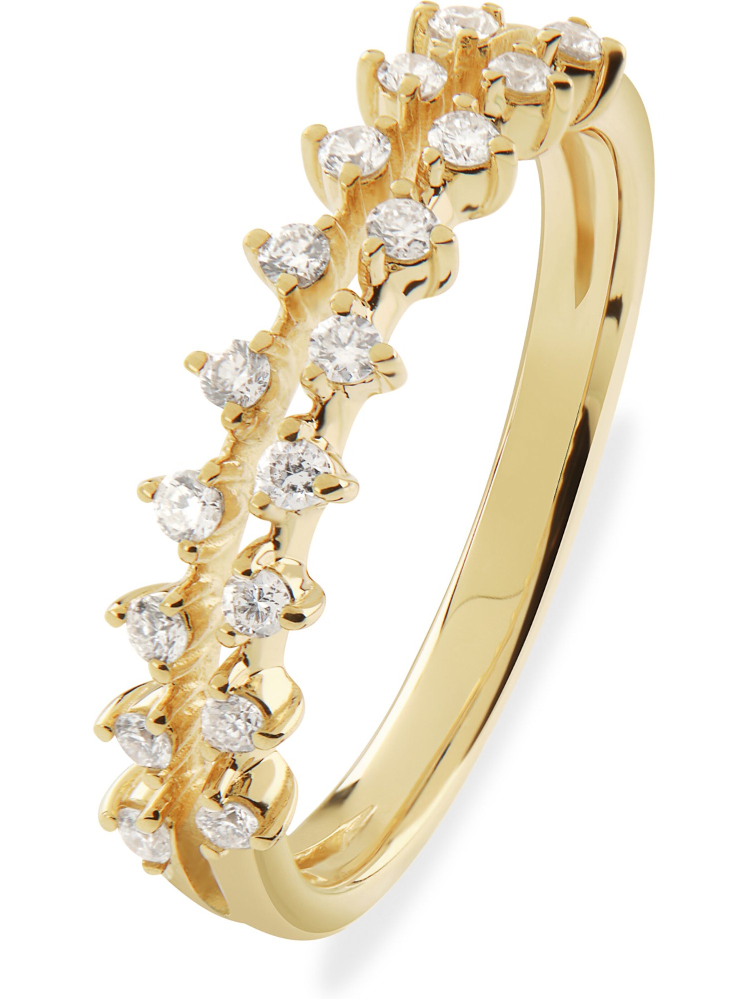 CHRIST Ring in Gelb: Vorderseite