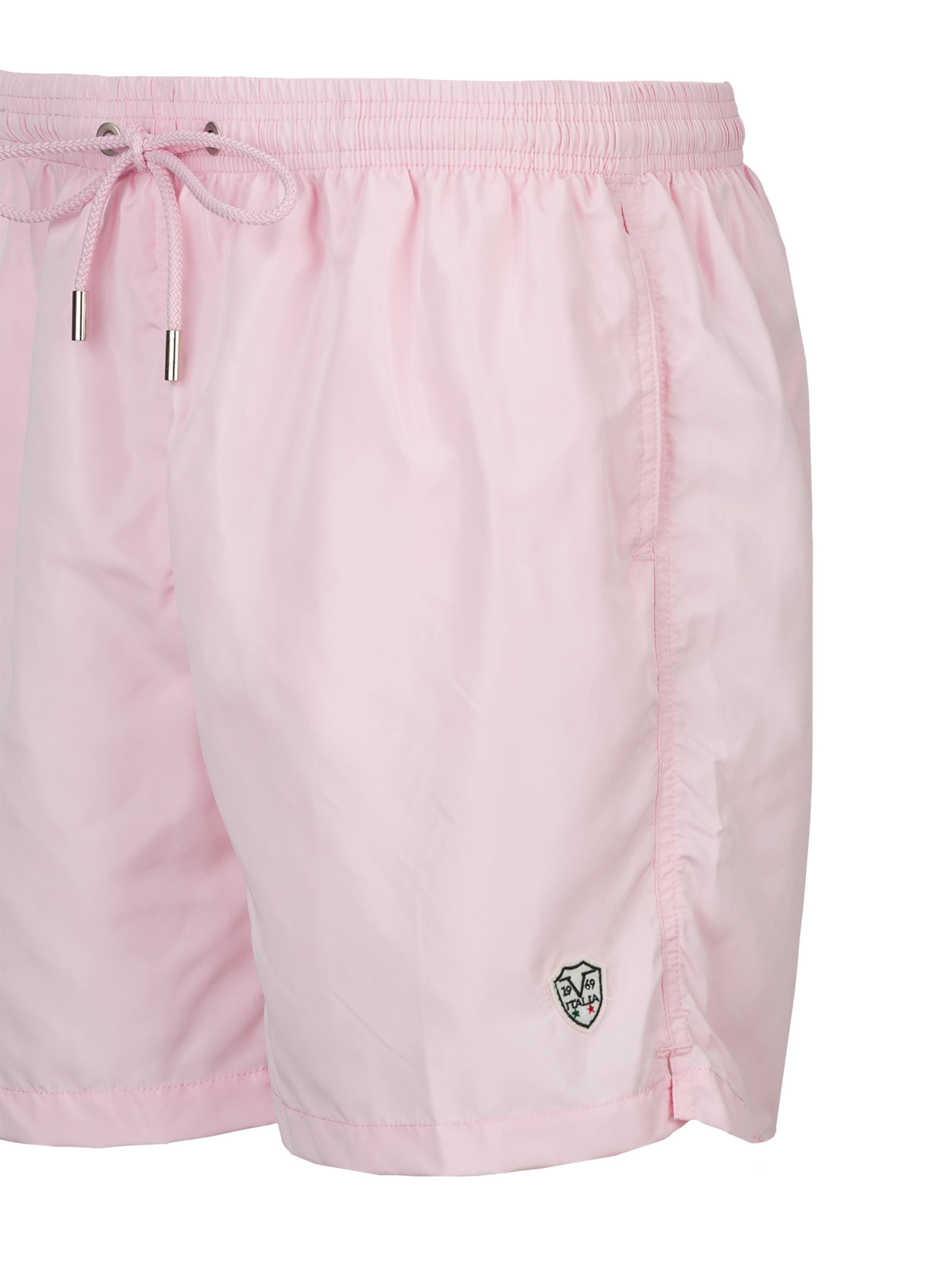 19V69 ITALIA Плавательные шорты 'Siro Basic' в Ярко-розовый