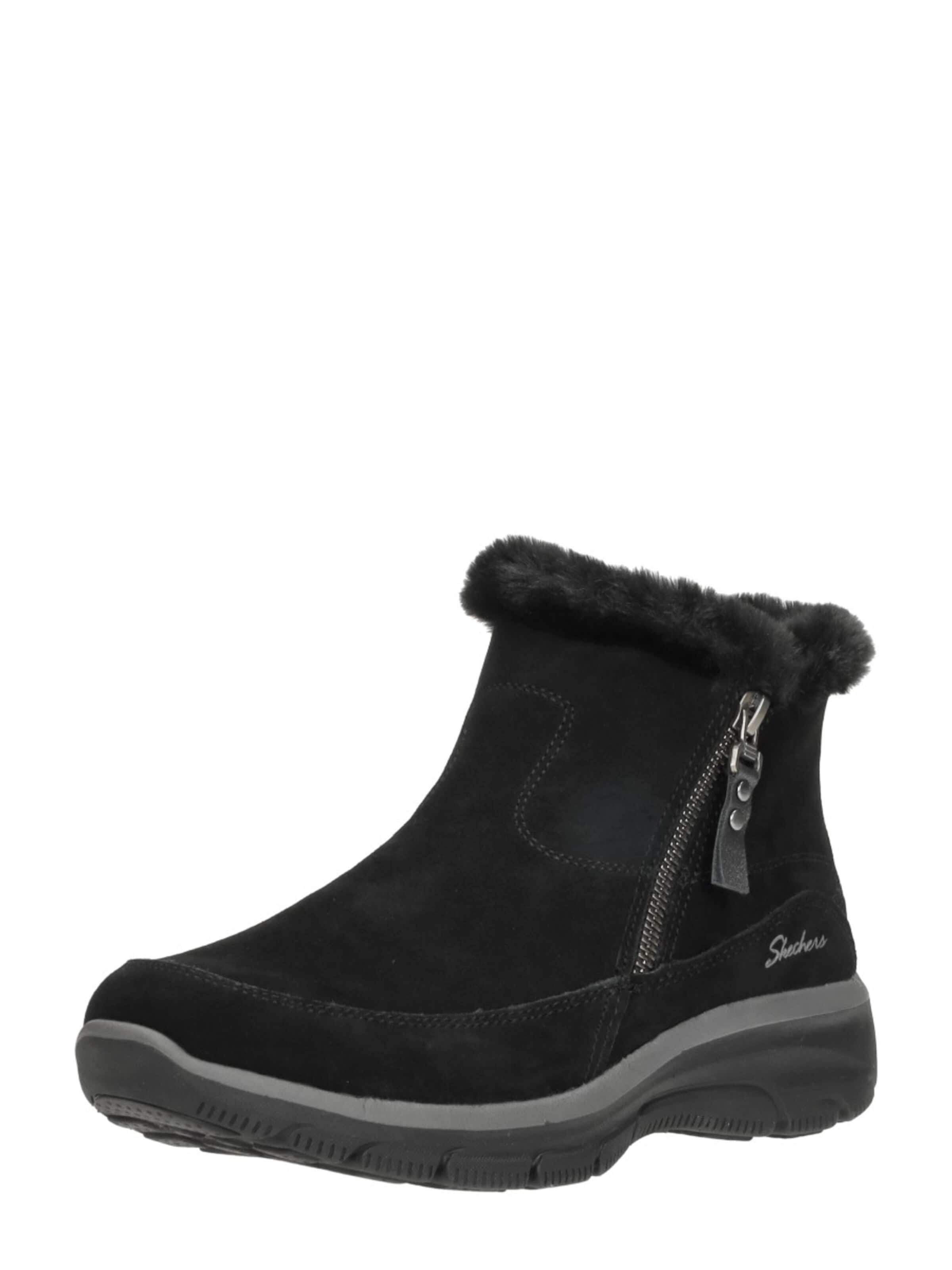 Boots 'Relaxed Fit: Easy Going - Cool Zip!' SKECHERS en noir