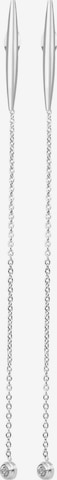 Akzent Earrings 'Zoja, langlebig' in Silver: front