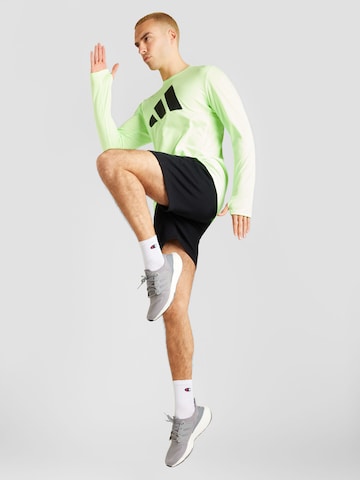 žalia ADIDAS PERFORMANCE Sportiniai marškinėliai 'RUN IT'