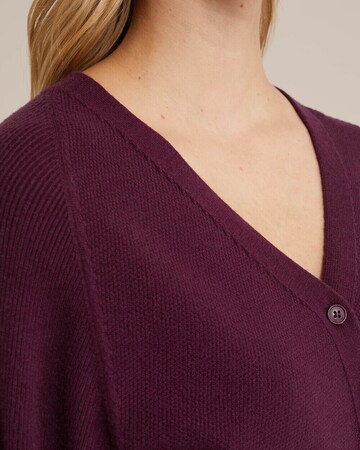 WE Fashion Strickjacke in Lila