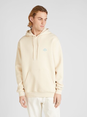 MADS NORGAARD COPENHAGEN Sweatshirt i beige: framsida