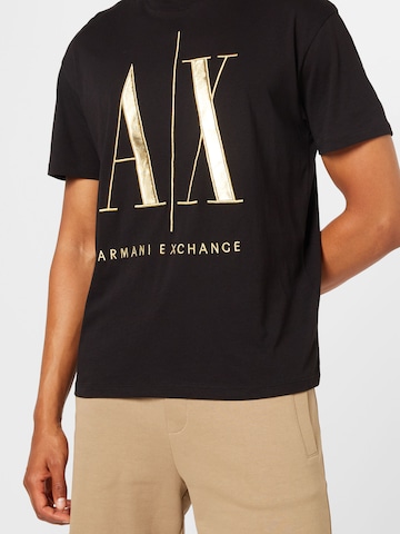 ARMANI EXCHANGE - Camiseta en negro
