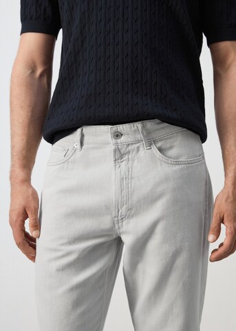 MANGO MAN Regular Jeans 'Lori' in Grey