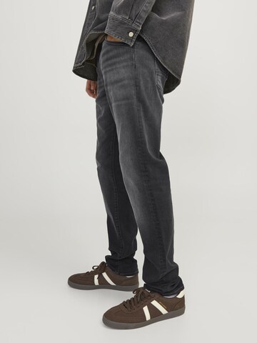 Coupe slim Jean 'JJIGlenn JJFox' JACK & JONES en noir