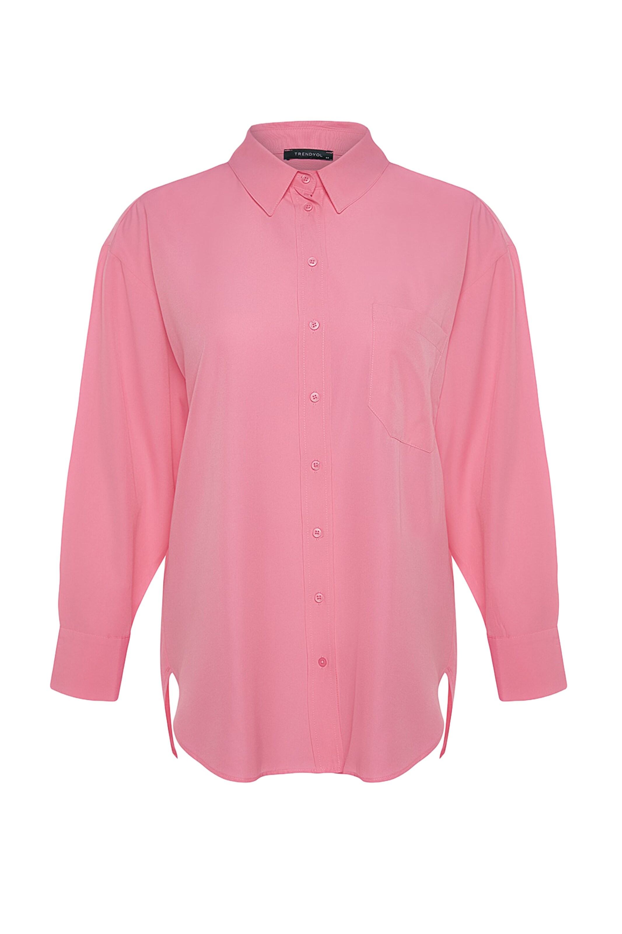 Trendyol Curve Blouse in Pink: front