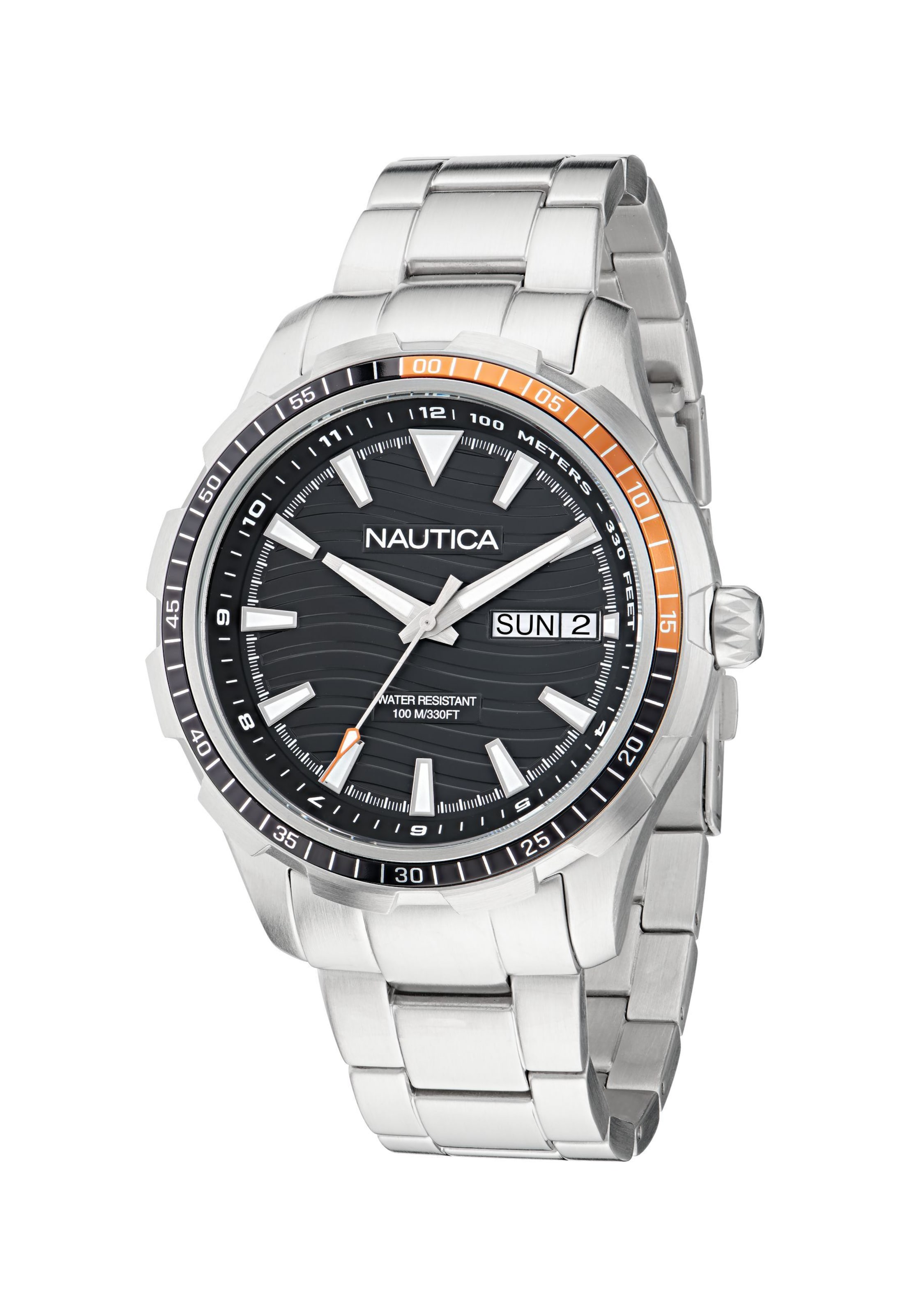 NAUTICA Analoog horloge 'NST EVERYDAY' in Zilver: voorkant