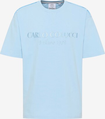 Carlo Colucci Shirt 'De Caminada' in Blauw: voorkant