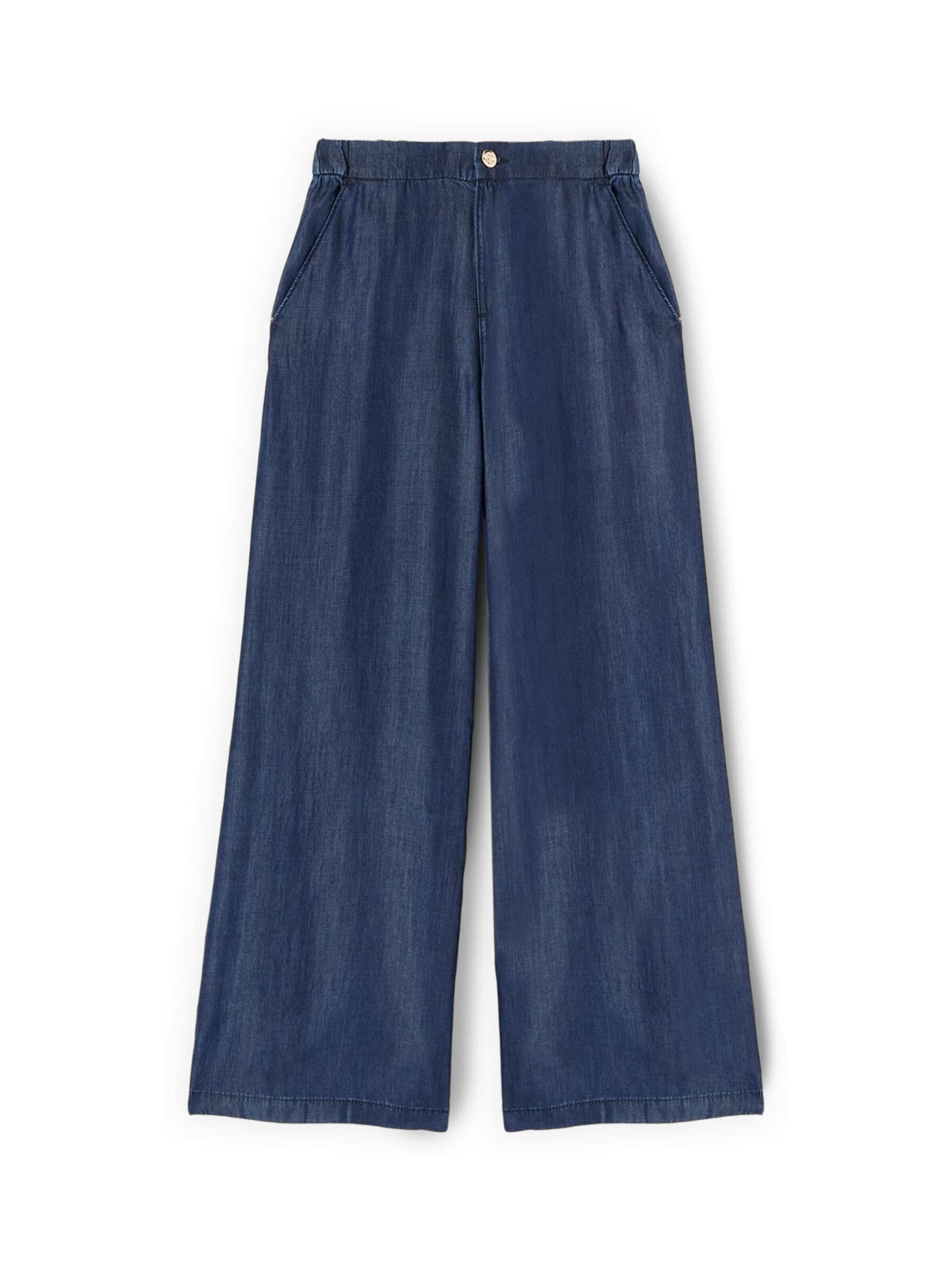 MOTIVI Wide leg Jeans in Blue: front