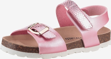 Kidsworld Sandale in Pink: Vorderseite