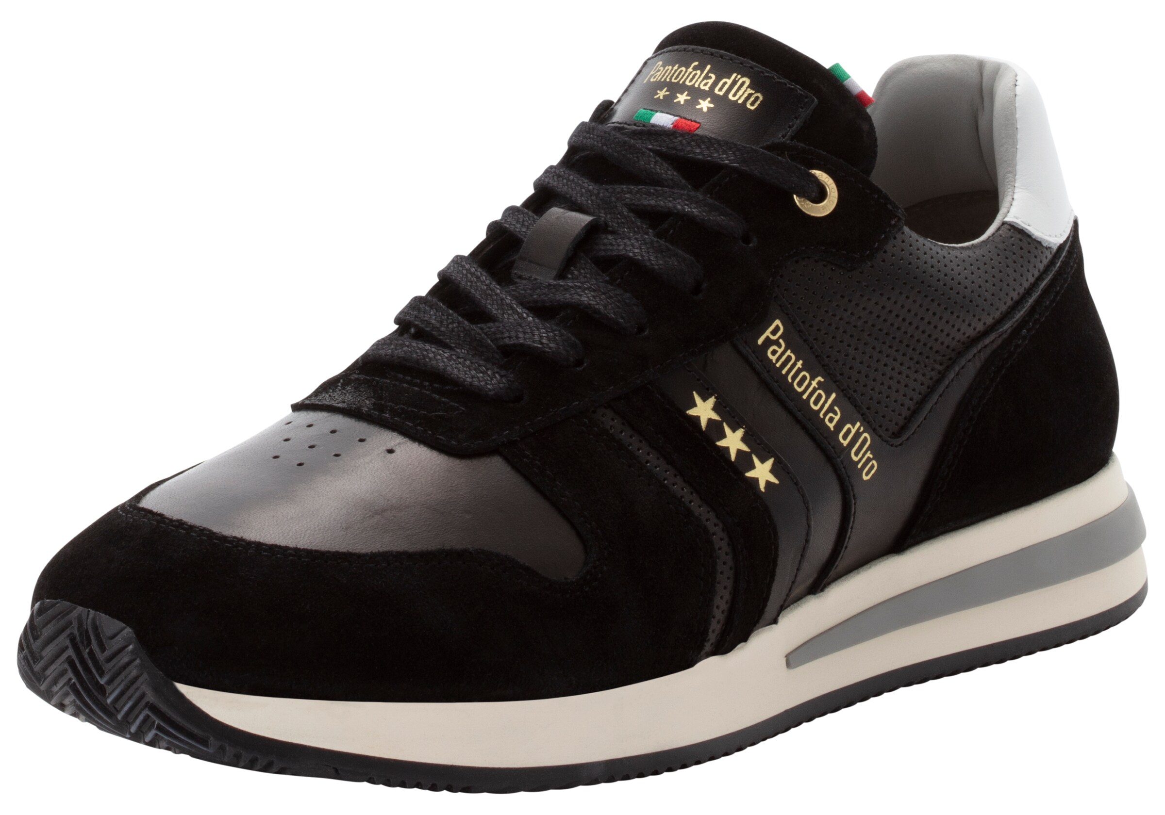 PANTOFOLA D'ORO Sneakers in Black: front