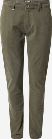 No Excess - Pantalón chino en verde: frente