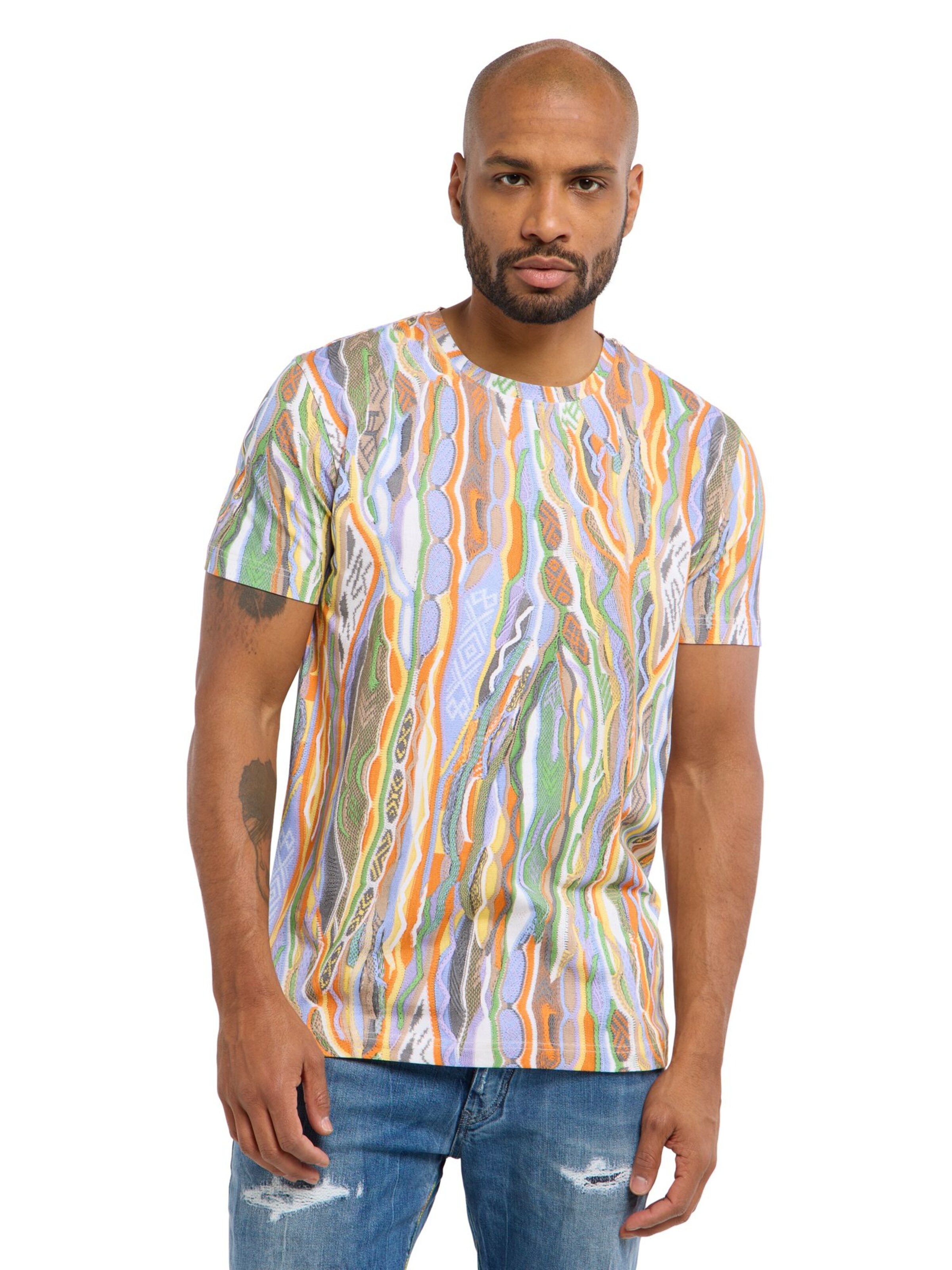 Carlo Colucci Shirt 'Fanton' in Mixed colours: front