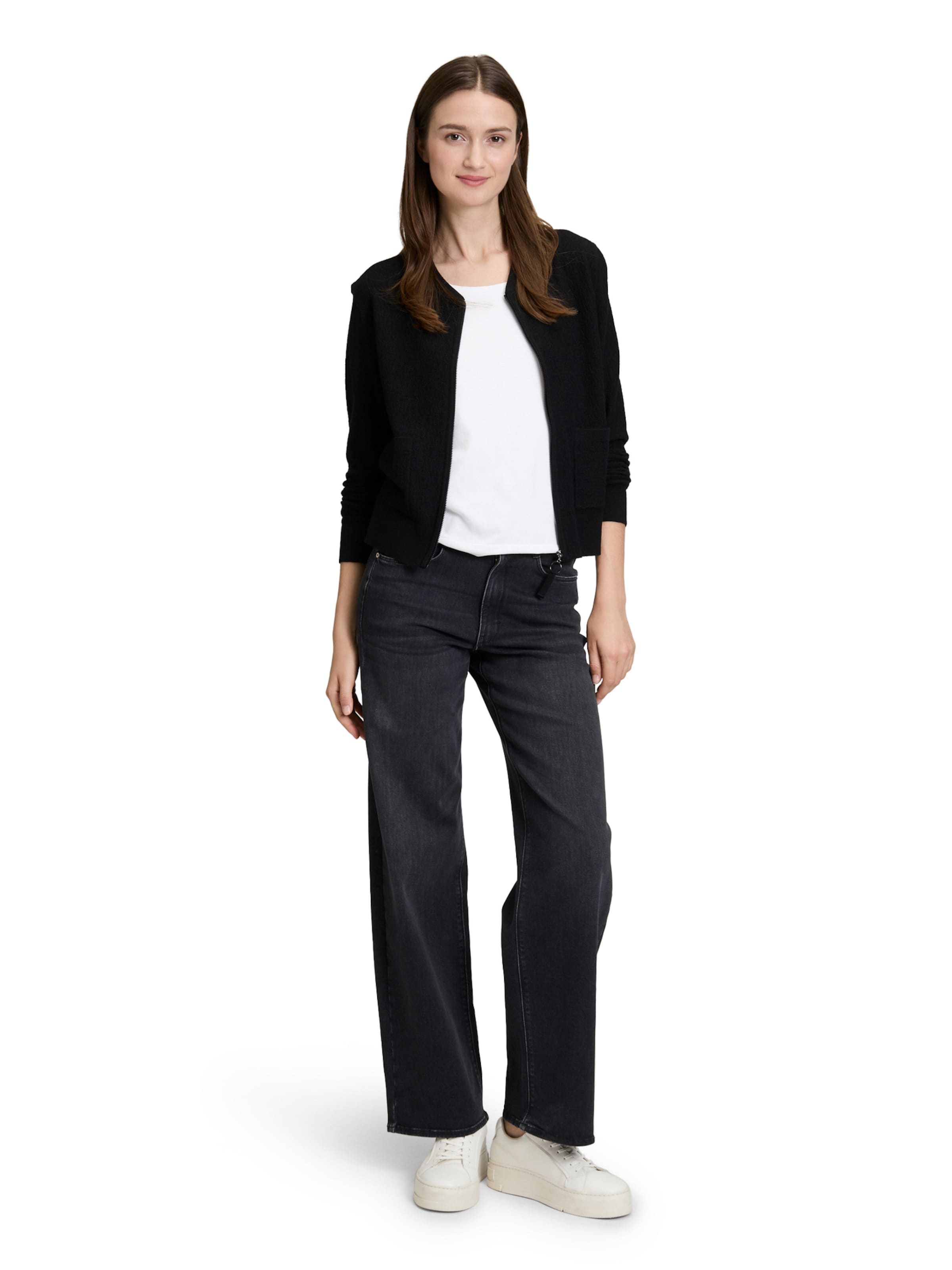 Betty & Co Strickjacke in Schwarz