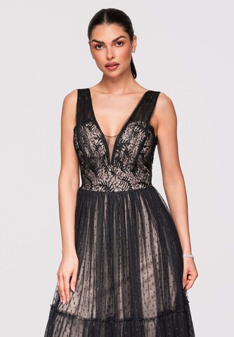 Robe de soirée Ombre en noir