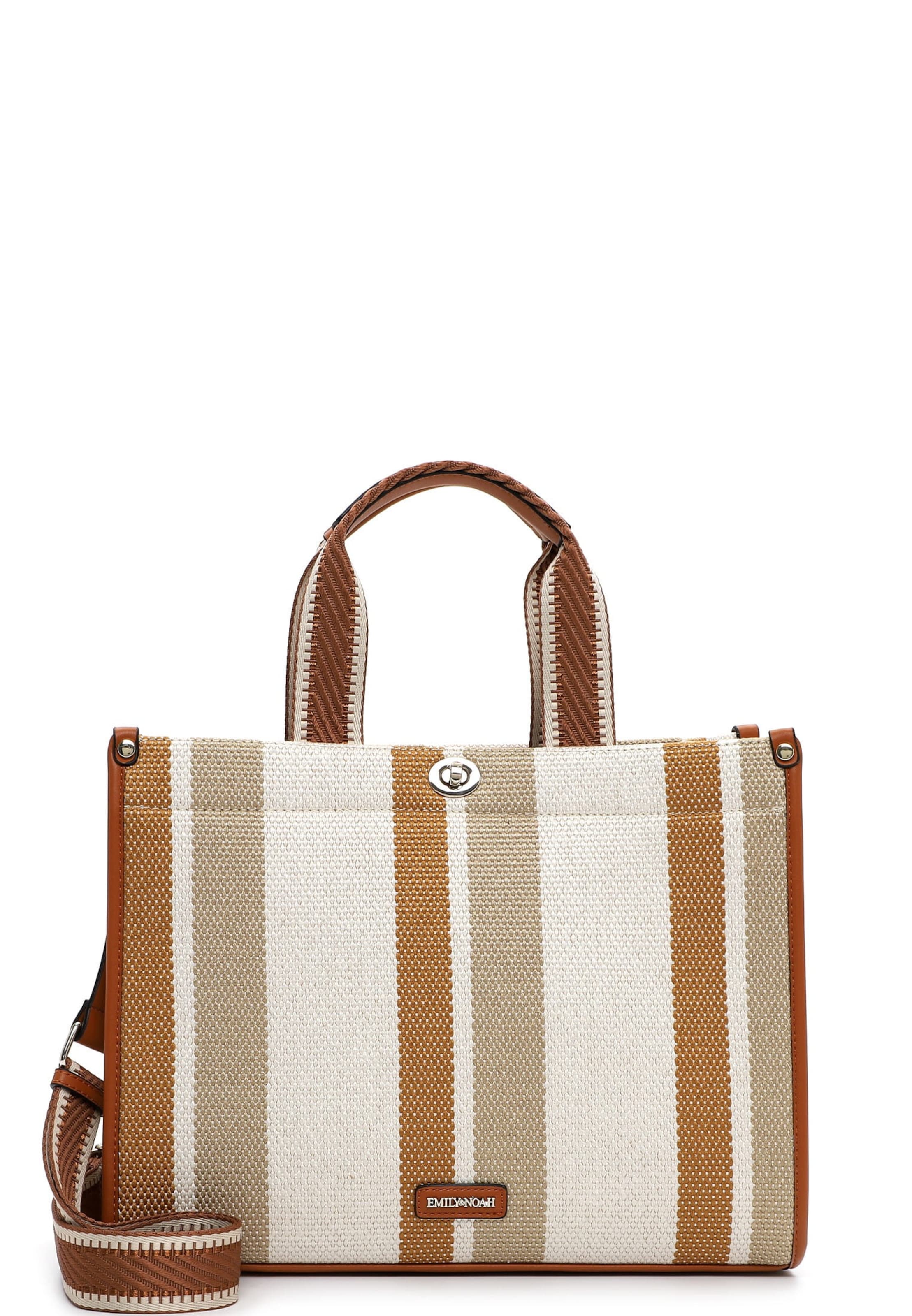 Shopper 'Jasmin' di Emily & Noah in beige: frontale