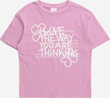 s.Oliver - Camiseta en rosa: frente