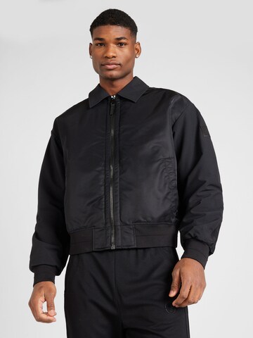 Calvin Klein Übergangsjacke 'HERO' in Schwarz: Vorderseite