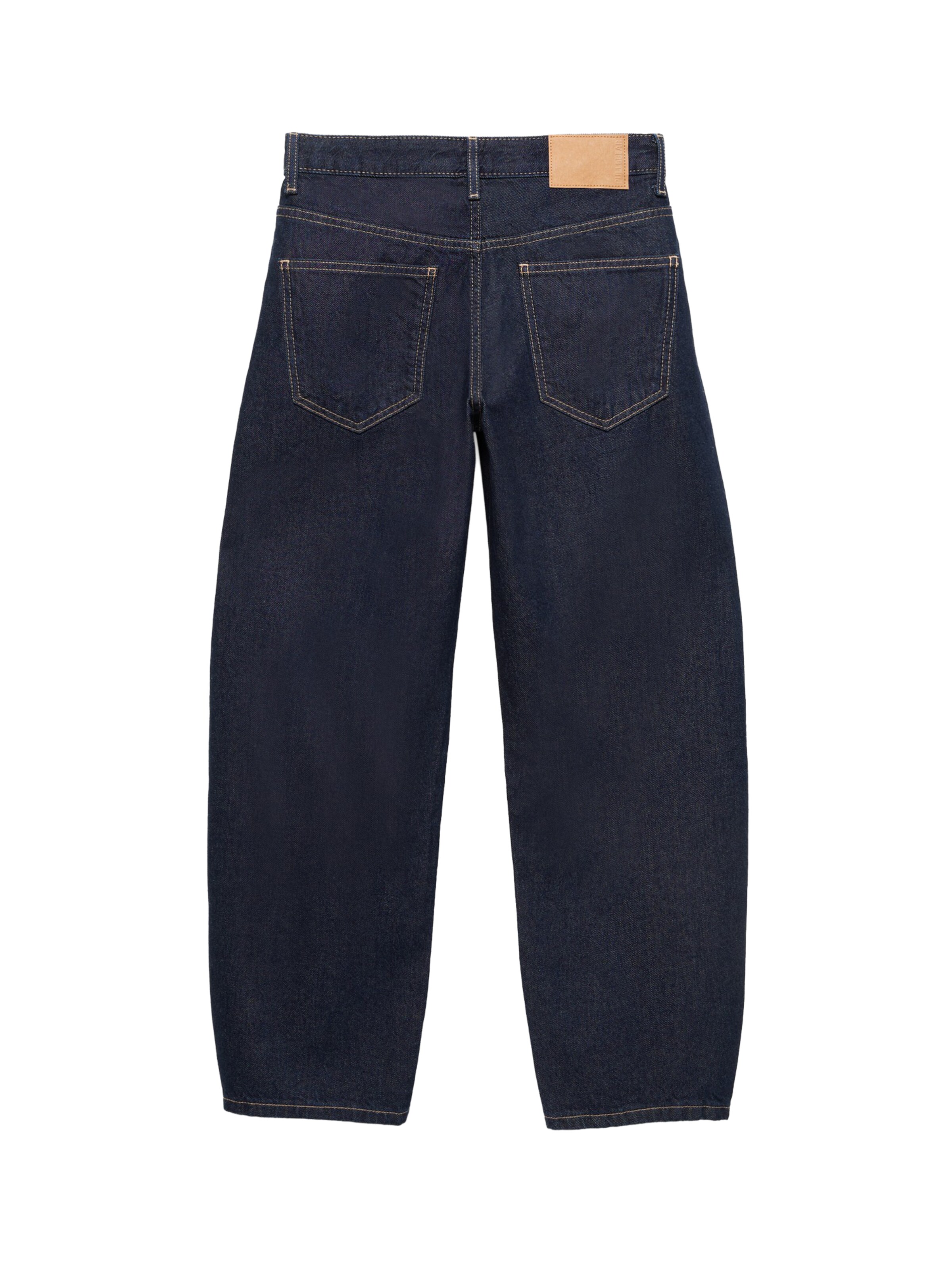 Pull&Bear Barrel Jeans in Blau