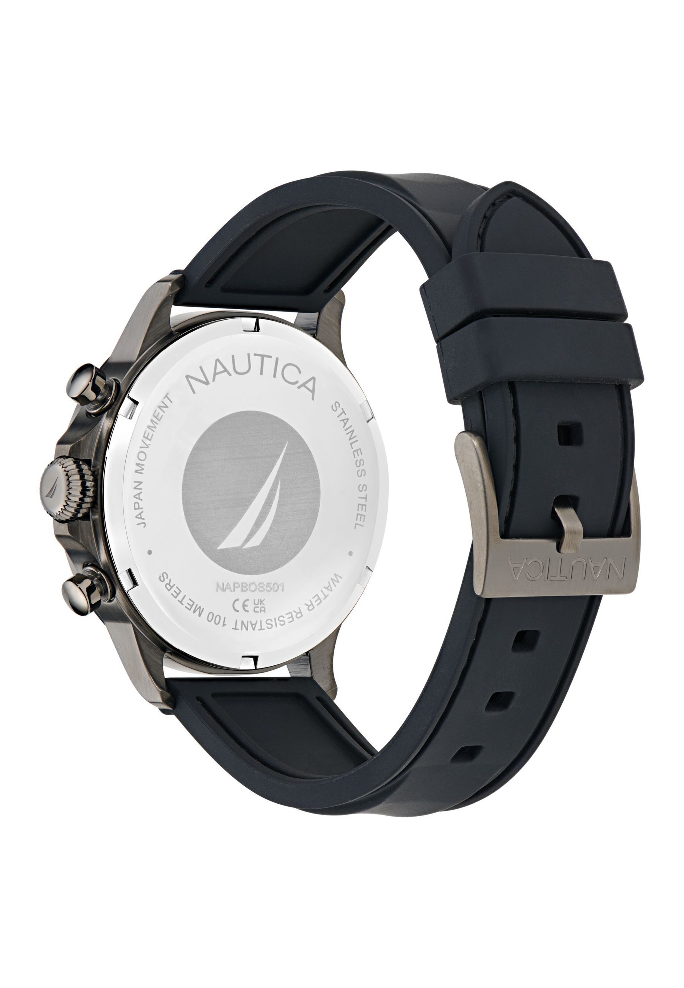 NAUTICA Analogt ur i sort