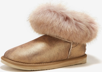 Boots 'Foxy Ultra Short' Australia Luxe Collective en or : devant