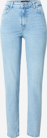 PIECES regular Jeans 'BELLA' i blå: forside